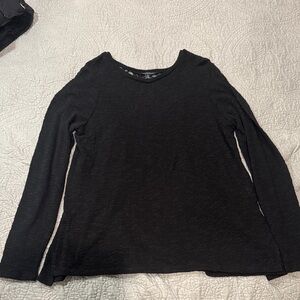 American Eagle Outfitters Black Long Sleeve Top